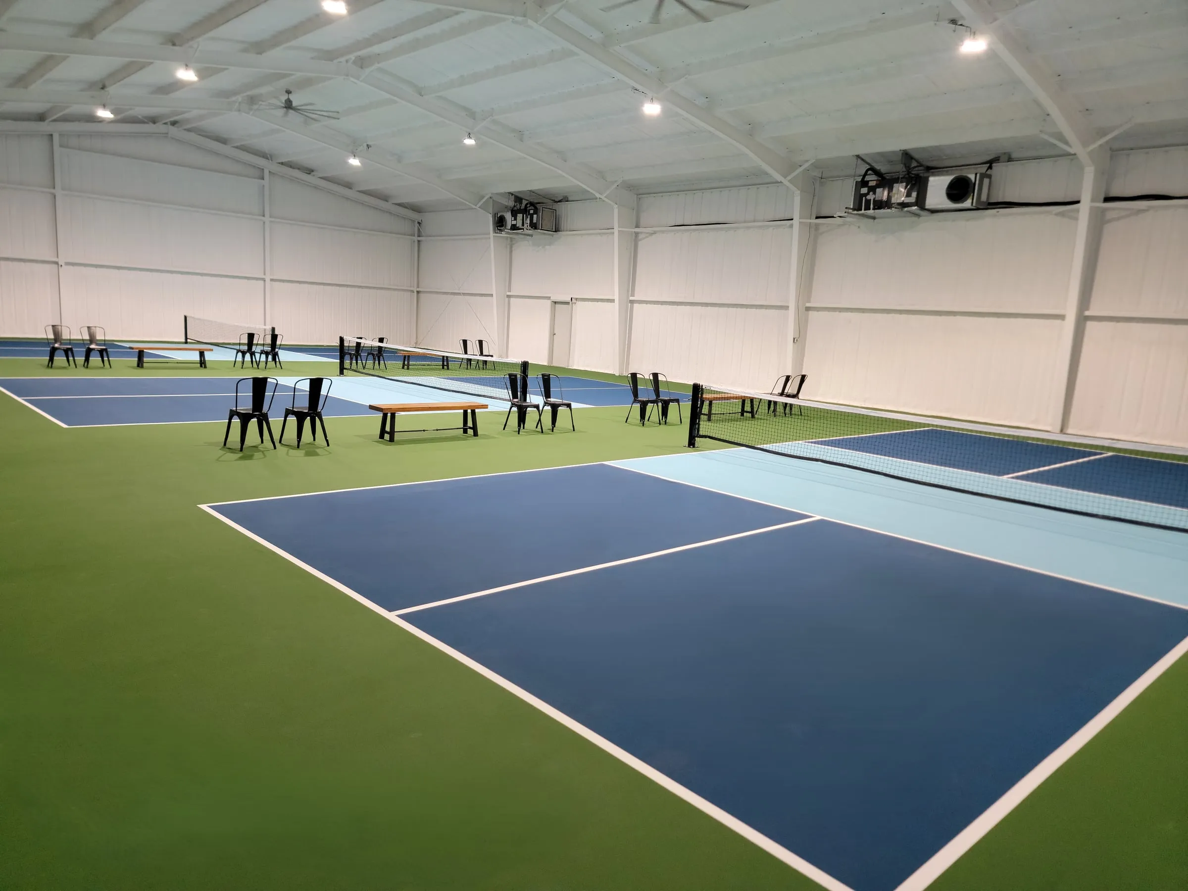 Pickle Pit Stop's three indoor courts