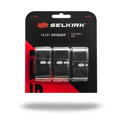 Selkirk Sport Tacky Pickleball Overgrip -Black - 3 Pack
